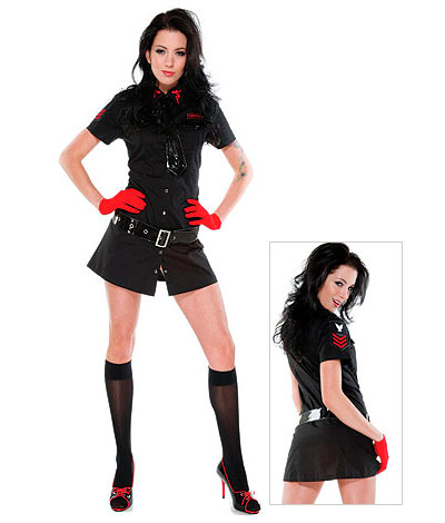 Leather Police Costume SP8012